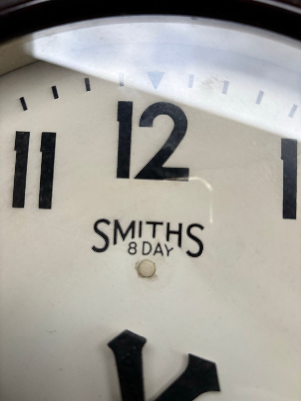 Vintage Smiths 8 Day wandklok - Made in England, Ophalen