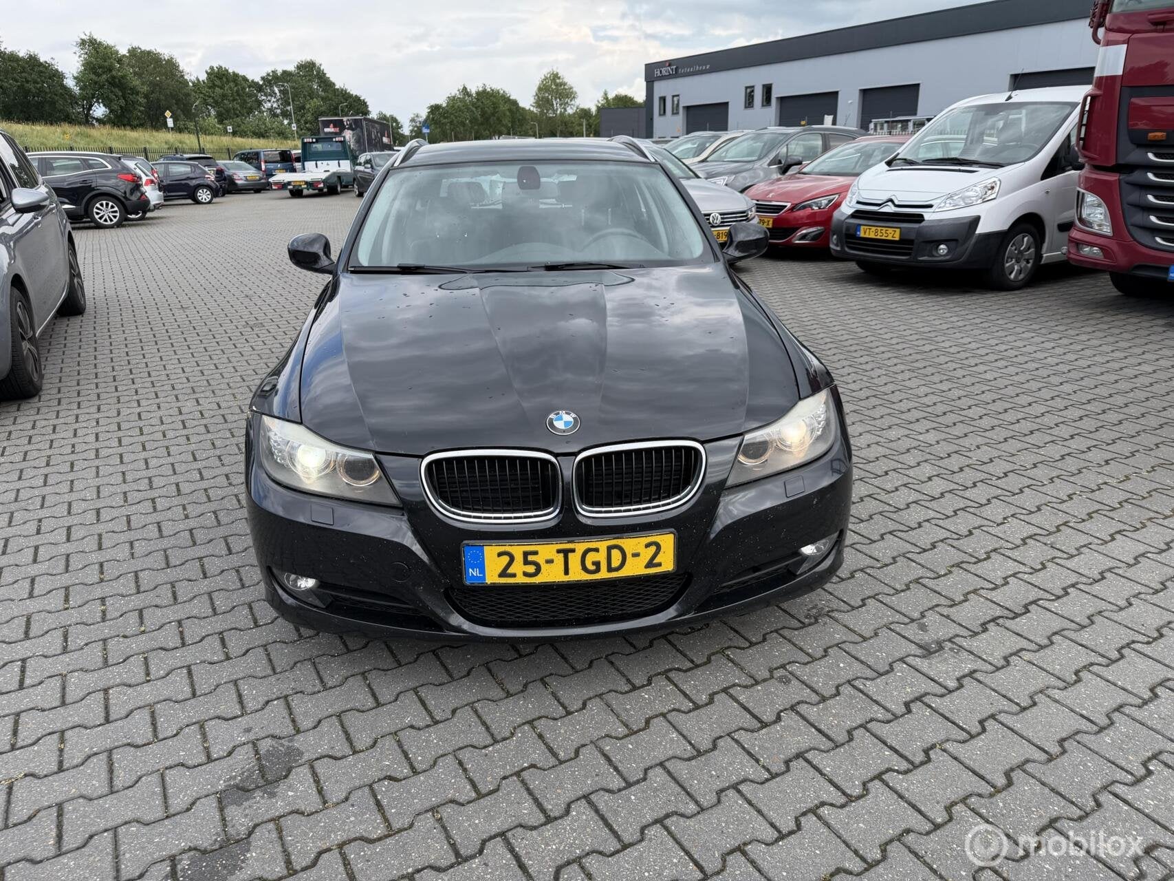 BMW 3-serie Touring 320d Efficient ex bpm ex bpm, Auto's, Euro 5, Achterwielaandrijving, Zwart, 4 cilinders