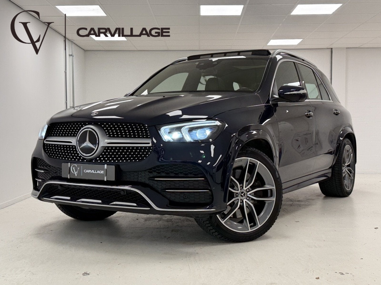 Mercedes-Benz GLE 450 4MATIC AMG Premium Plus | Luchtvering, Automaat, 389 pk, Gebruikt, Blauw
