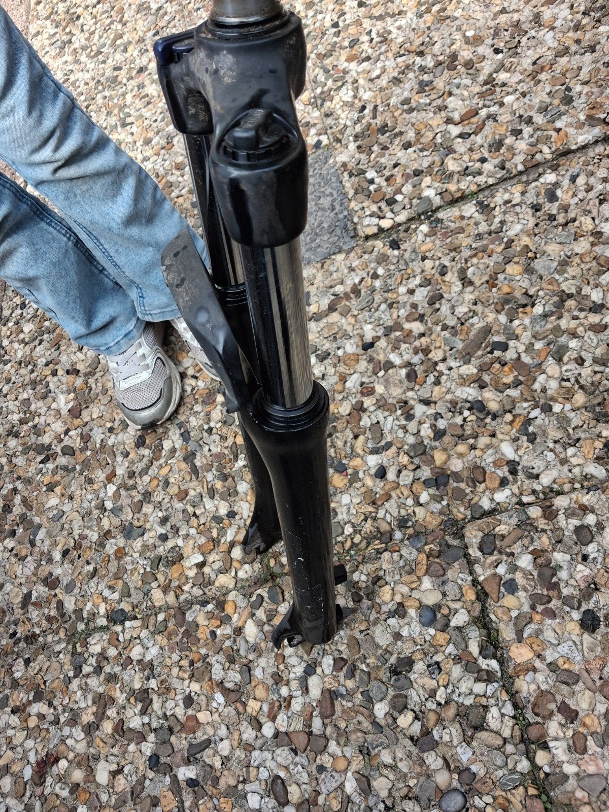 Voorvork trek marlin 5, Ophalen, Gebruikt, Staal, Voorvork