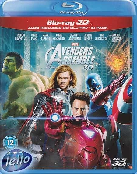Blu-ray 3D: Marvel's The Avengers (2012 Robert Downey Jr.)OS, Ophalen of Verzenden, Nieuw in verpakking, Actie
