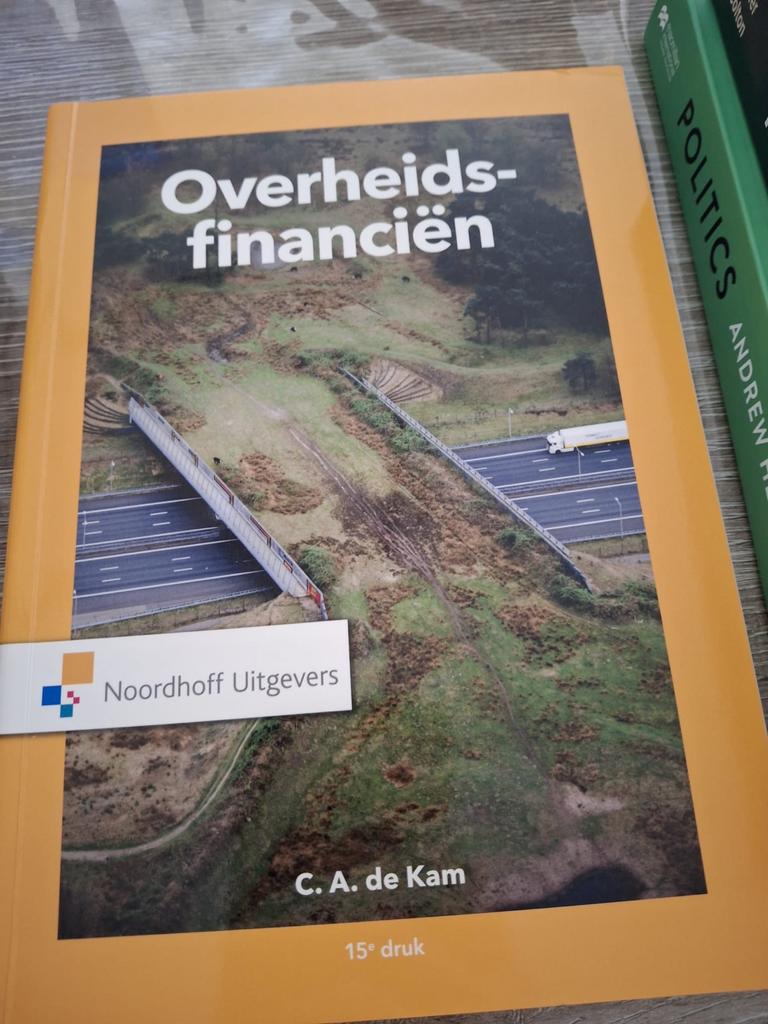 Overheidsfinanciën - C.A. de Kam (15e druk), Boeken, Studieboeken en Cursussen, Ophalen of Verzenden, Gamma, Gelezen, HBO