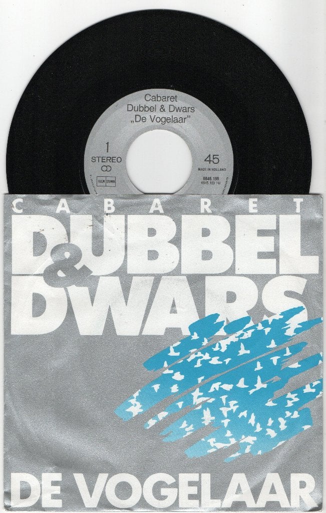 Cabaret Dubbel & Dwars – De Vogelaar, Cd's en Dvd's, Ophalen of Verzenden, Zo goed als nieuw, 7 inch, Overige genres