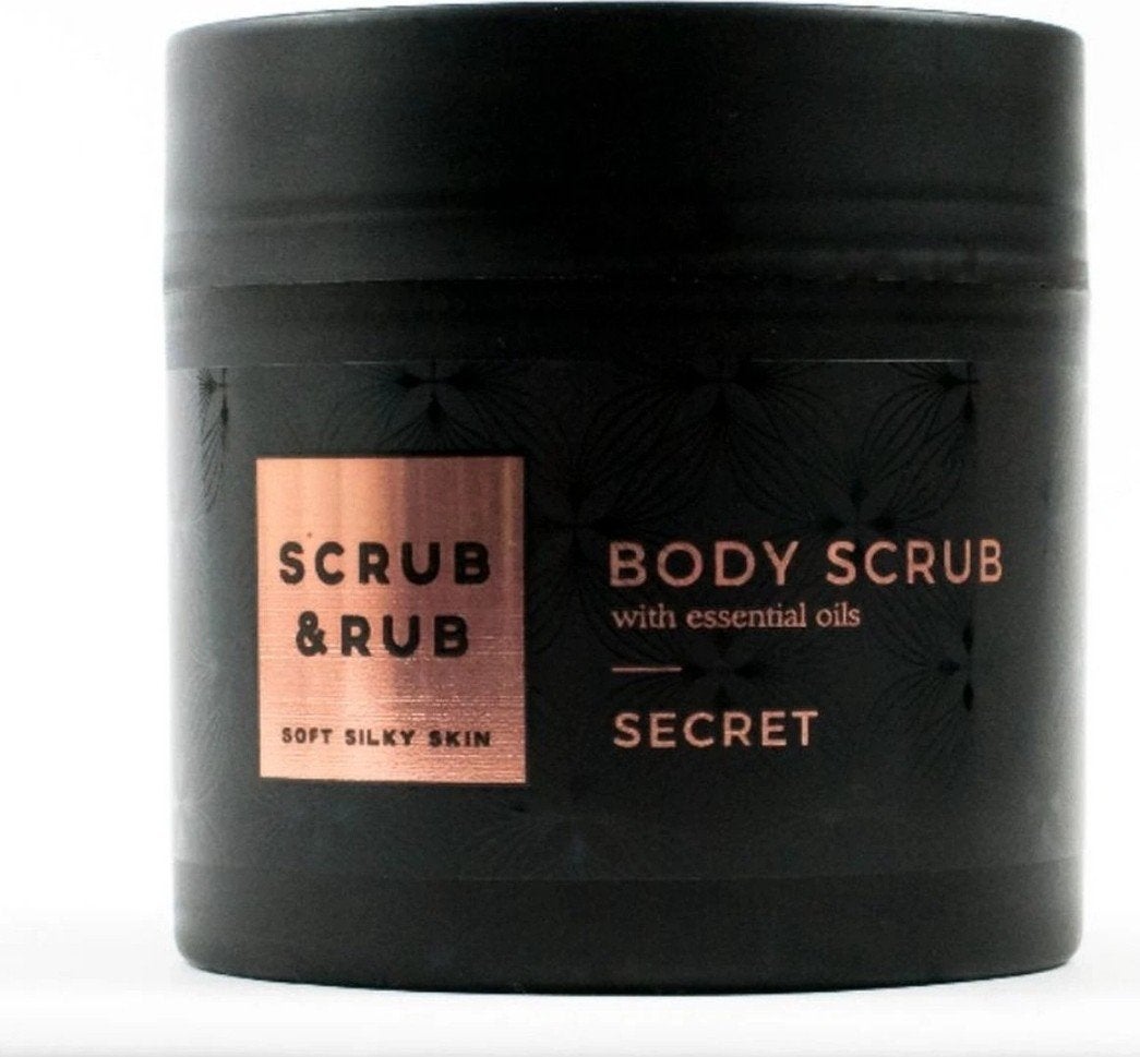 Secret Body Scrub met Essentiële Oliën - Zachte Huid, Ophalen of Verzenden, Nieuw, Bad & Douche