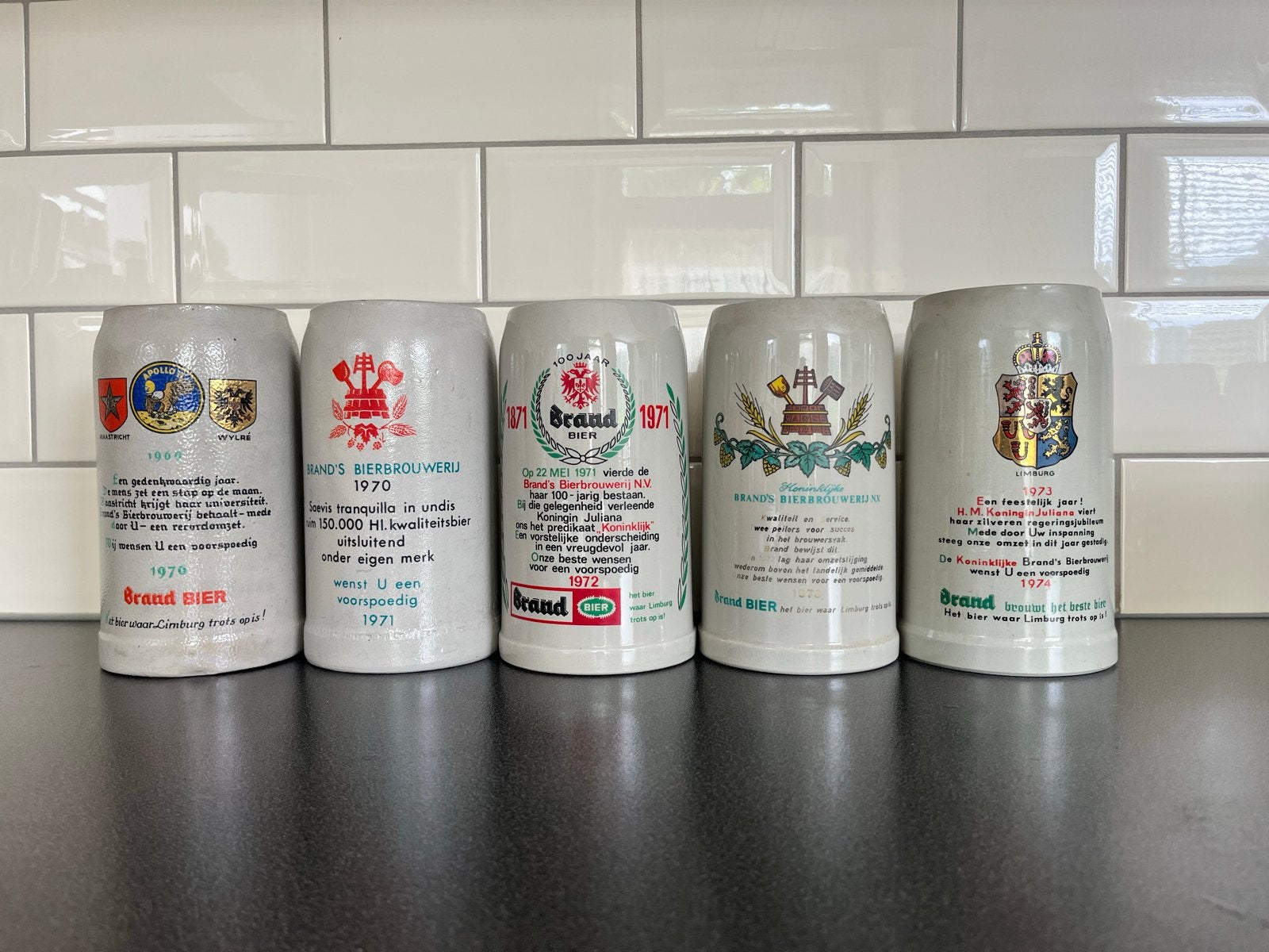 Brand Bierpullen Collectie - 1970 t/m 2010 + 2013, Verzamelen, Ophalen, Zo goed als nieuw, Brand