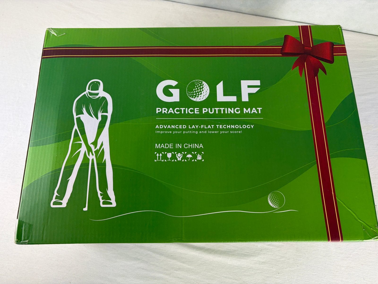 Golf Putting Mat met Automatische Balretour – Houten Oefenba, Overige merken, Overige typen, Ophalen of Verzenden, Compliance.EU@outlook.com