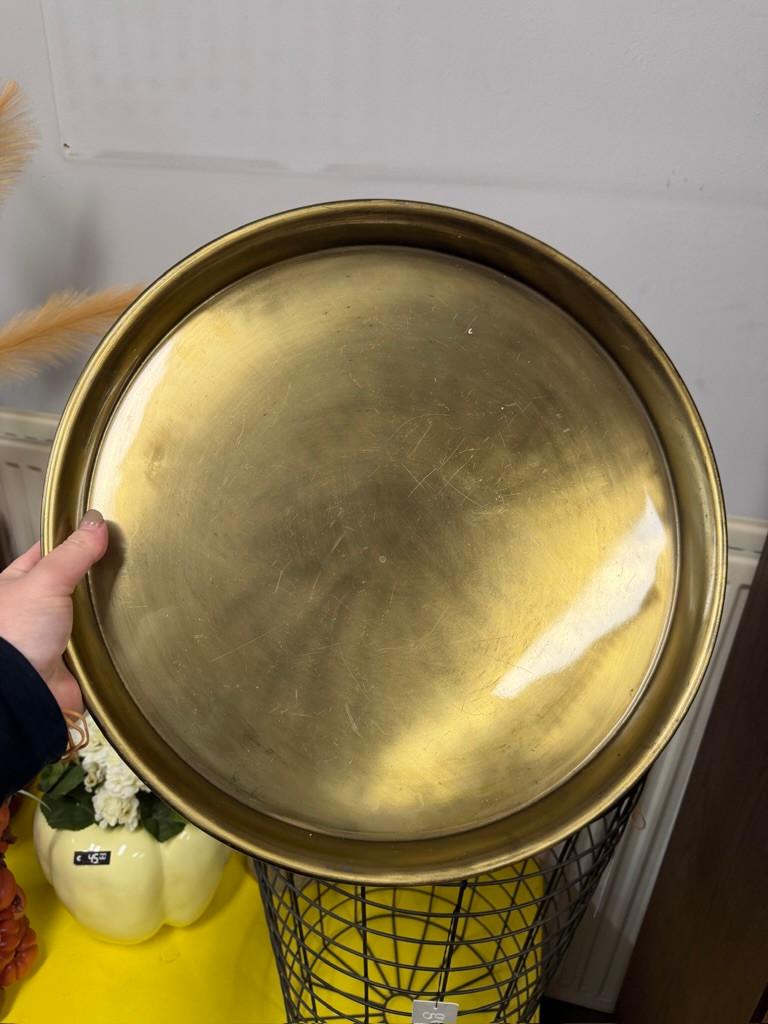 Goround interieur bijzettafel met dienblad | 50cm, 45 tot 60 cm, Minder dan 55 cm, Gebruikt, Metaal of Aluminium