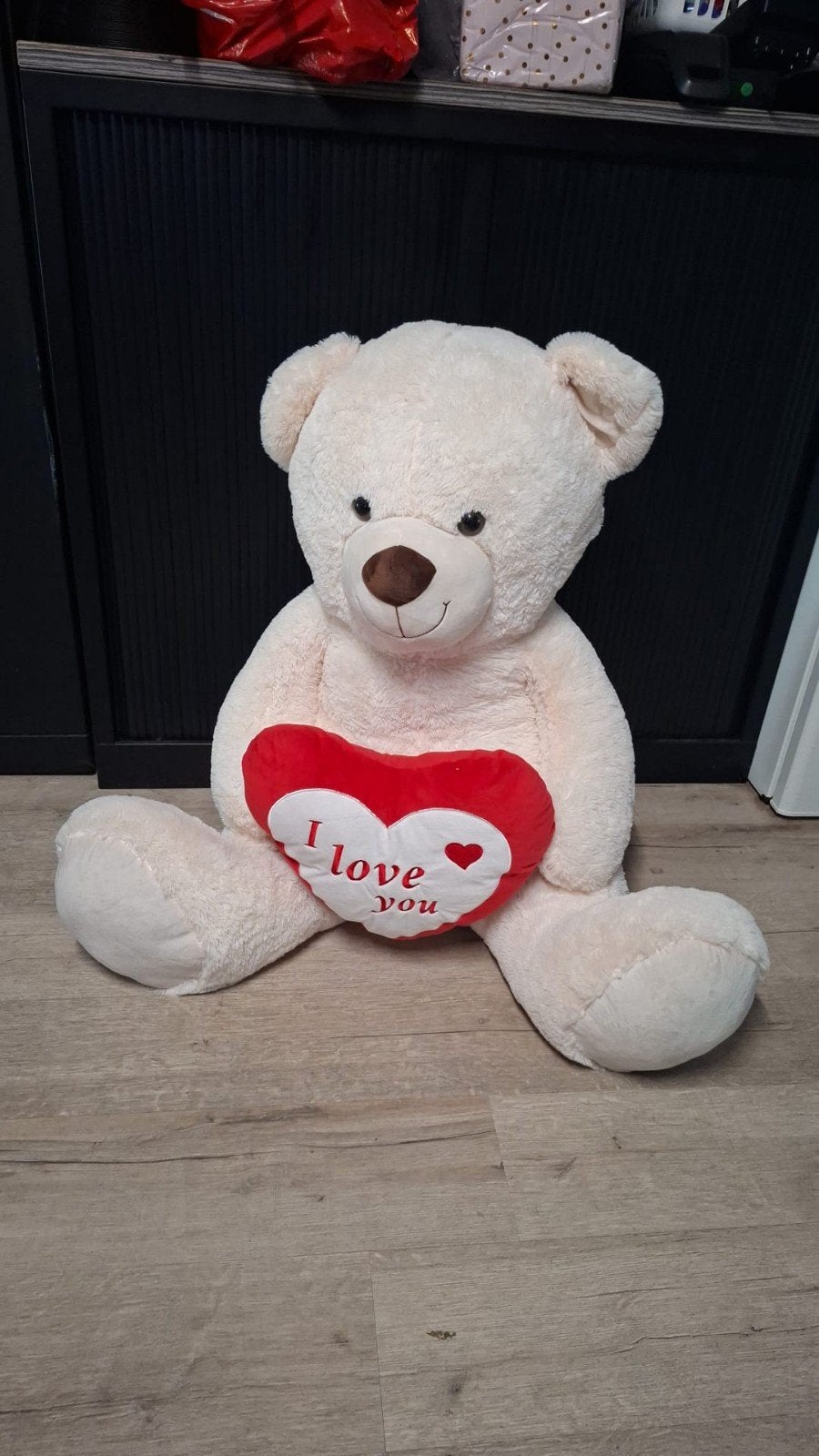 Teddy beer met 'i love you' hart., Verzamelen, Ophalen, Zo goed als nieuw, Stoffen beer, Overige merken