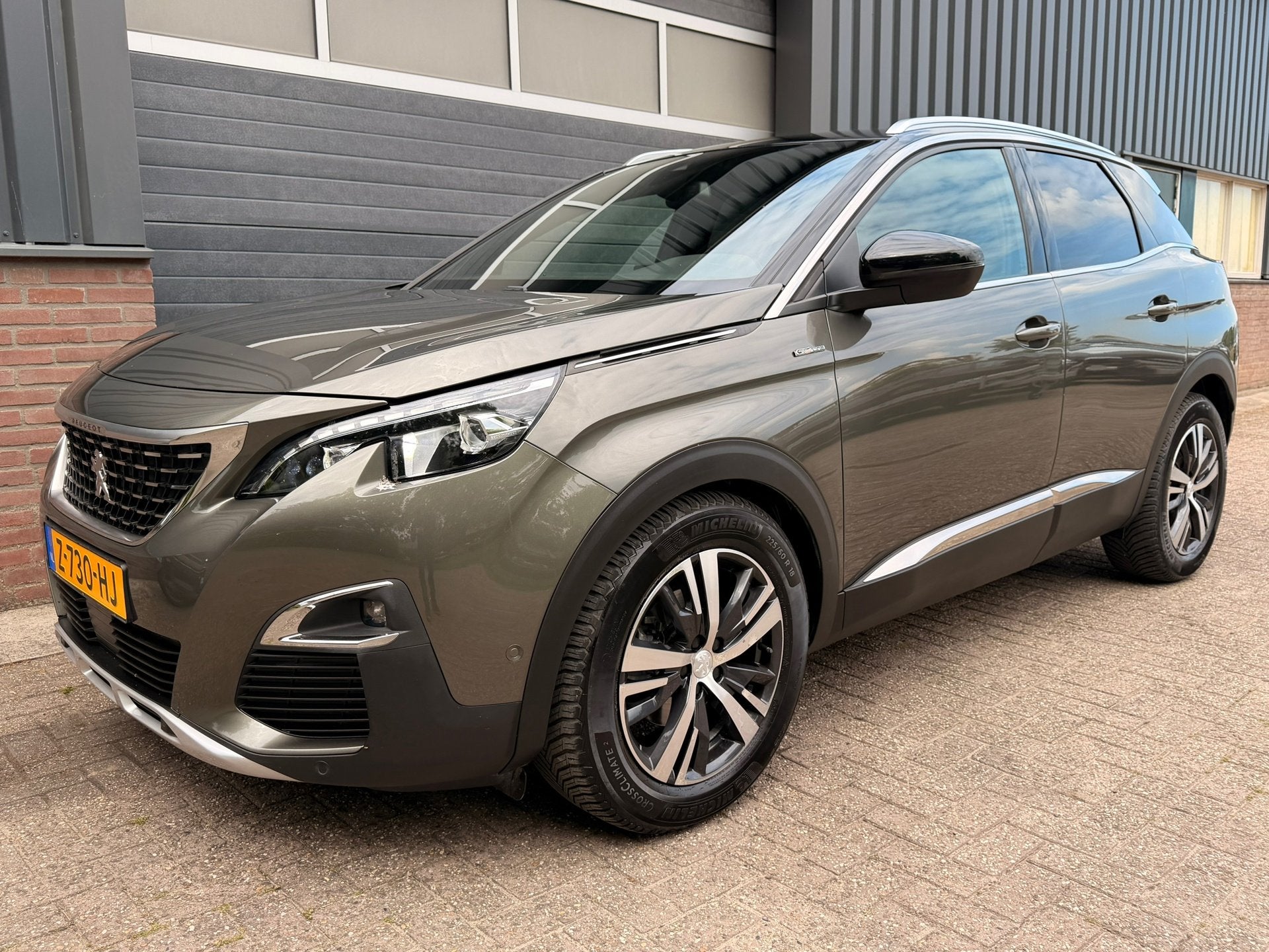 Peugeot 3008 1.6 e-THP 165PK GT Line 4x nieuwe banden All-se, 4 cilinders, Leder en Stof, Bedrijf, 165 pk