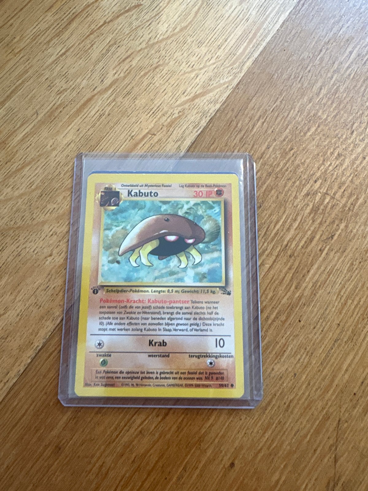 Pokémon Kaarten: Kabuto en Golem (Vintage), Ophalen of Verzenden, Zo goed als nieuw, Meerdere kaarten