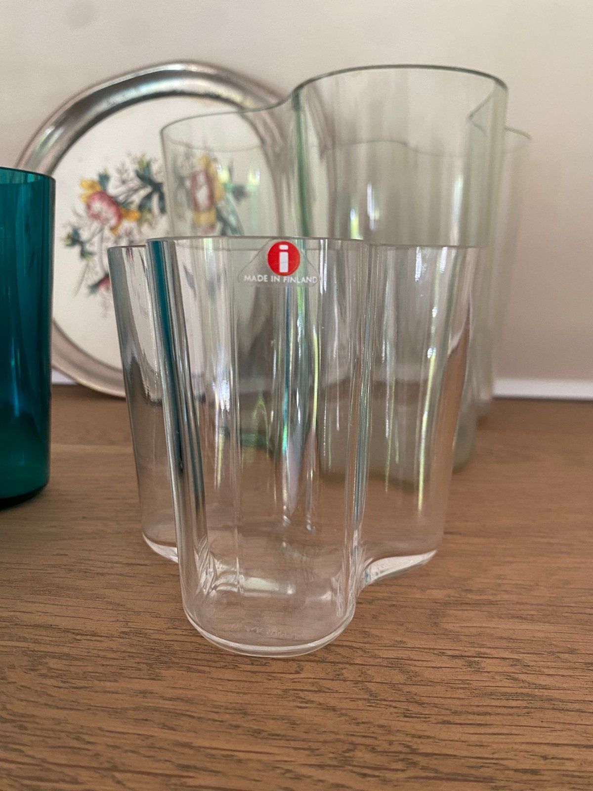 Iittala Aalto Vaas - Helder Glas -, Ophalen of Verzenden