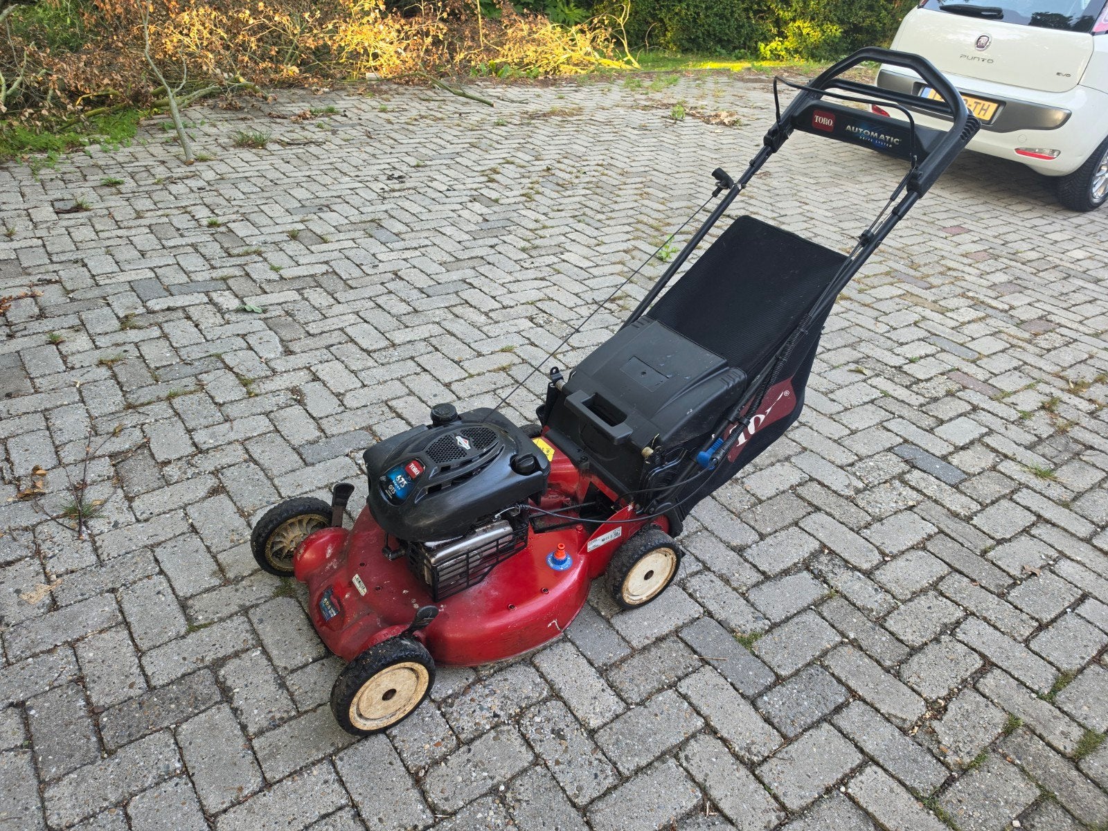 Toro 675 zelfrijdende grasmaaier, Tuin en Terras, Grasmaaiers, Ophalen, Cirkelmaaier, Gebruikt, Toro
