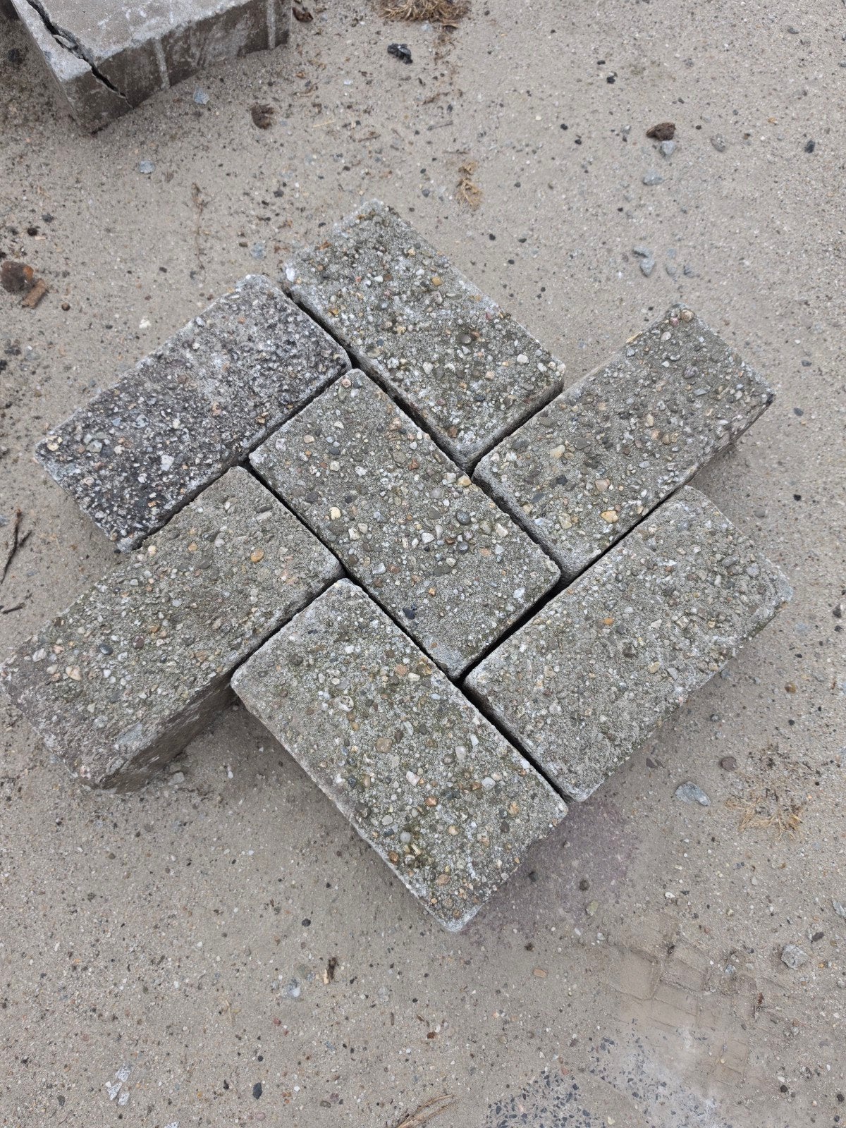 Mooie 8 cm grijze betonklinkers grote partij!!, Tuin en Terras, Ophalen of Verzenden, Nieuw, Keramiek, Klinkers
