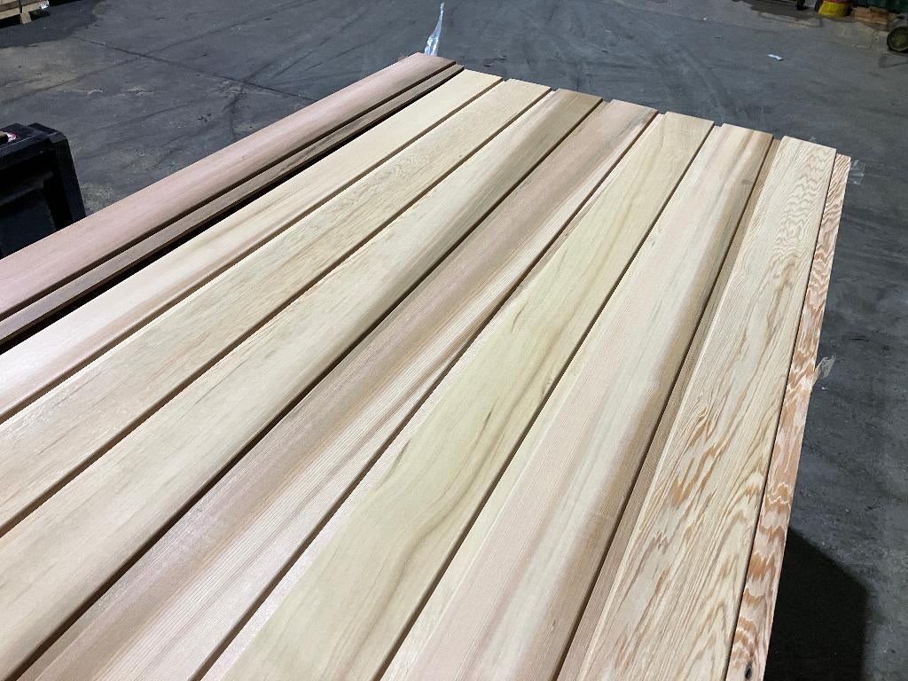 rabatdelen-channelsiding–Western Red Cedar-18x127mm werkend, Ophalen, Overige typen, Nieuw, Hardhout