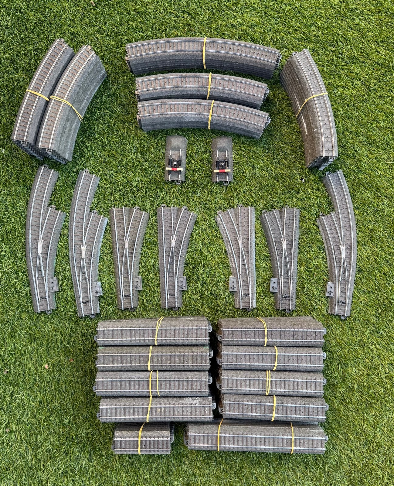 Märklin HO C-rails pakket, 157 delig., Hobby en Vrije tijd, Modeltreinen | H0, Wisselstroom, Gebruikt, Rails, Ophalen of Verzenden