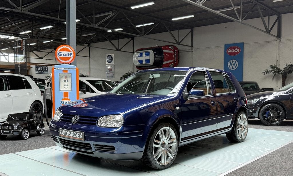 Volkswagen Golf pacific 16v | Clima | Stoelverwarming | 5-dr, 4 cilinders, 1290 kg, Blauw, Origineel Nederlands