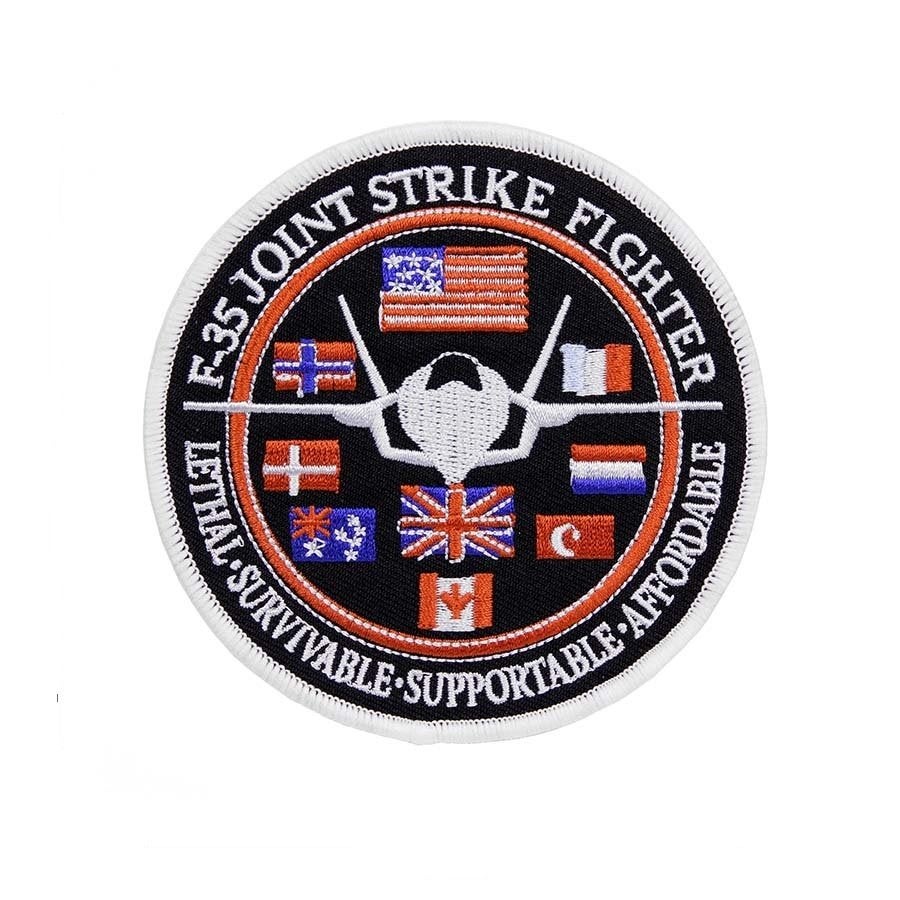 Embleem,Patch,F35,Euro,Joint,Strike,Fighter, Verzenden, Luchtmacht, Nederland, Embleem of Badge