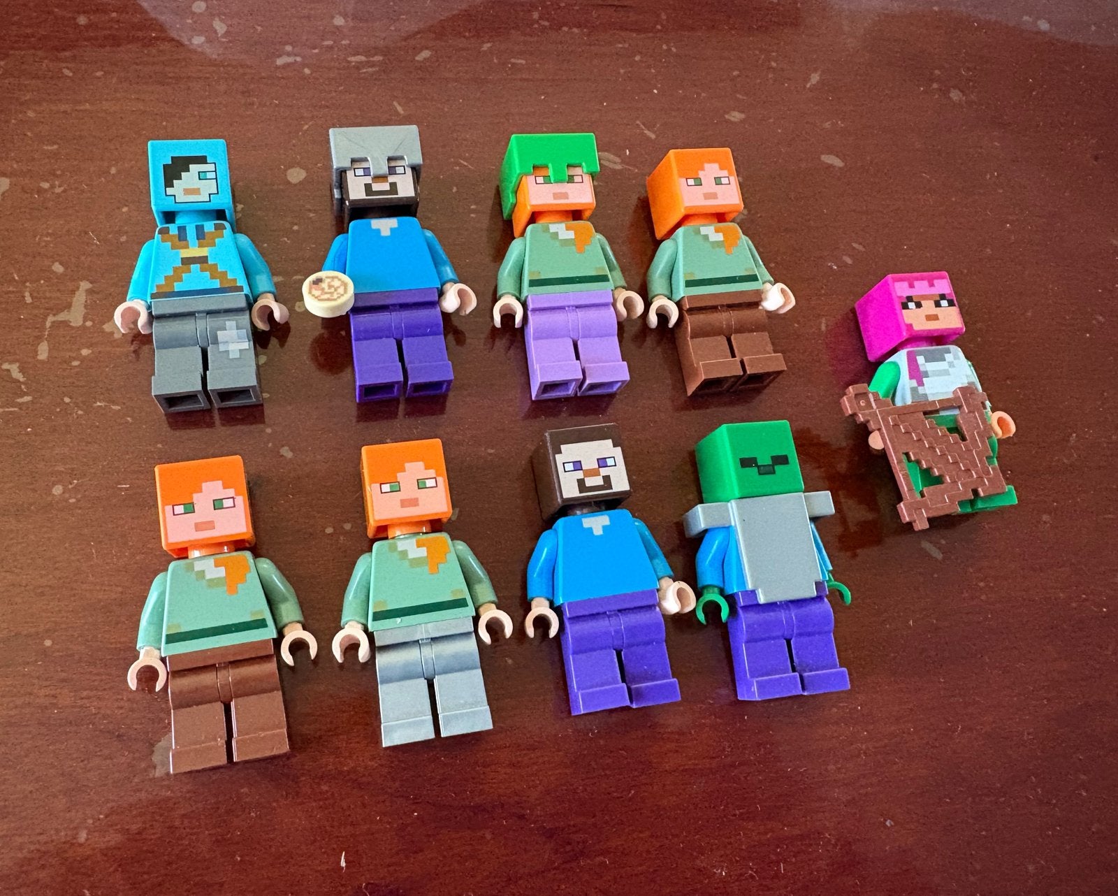 9 Lego minecraft minifiguren  14 euro vaste prijs, Ophalen of Verzenden, Zo goed als nieuw
