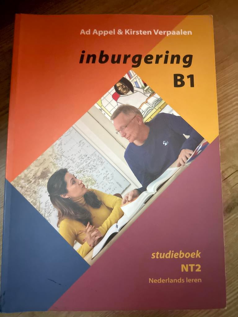 Inburgering B1 studieboek NT2 Nederlands leren, Ophalen of Verzenden, Alpha, Zo goed als nieuw, Overige niveaus