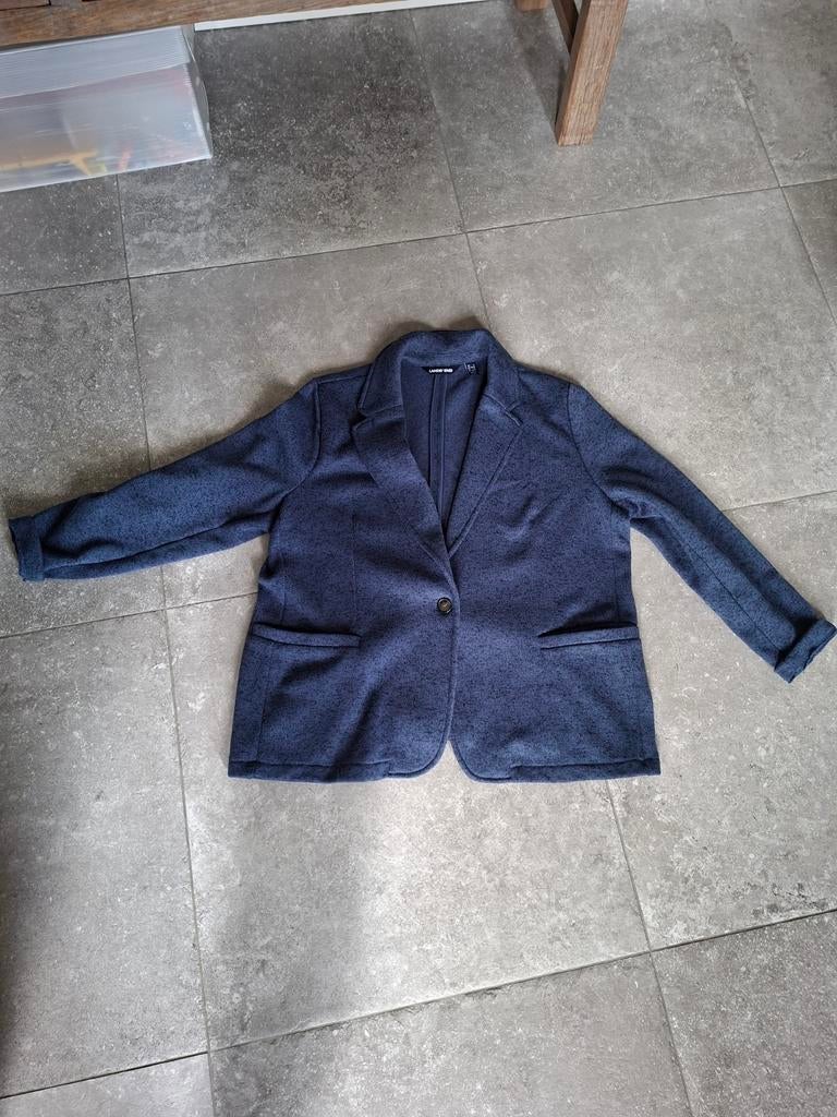 Blauw dames colbertje/ jasje/ vest, Kleding | Dames, Ophalen of Verzenden, Zo goed als nieuw, Blauw, Jasje of Colbert