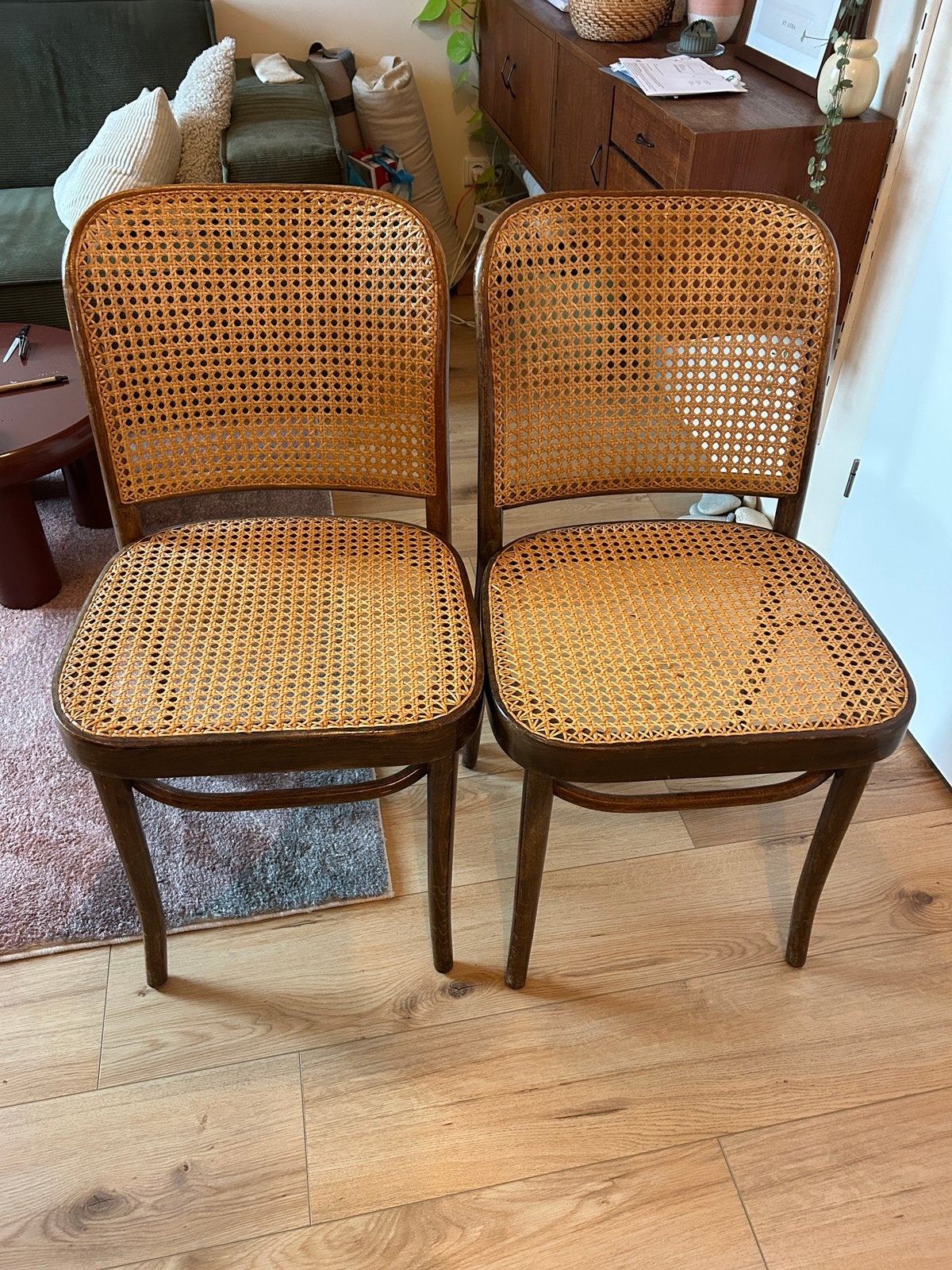 Thonet model 811 stoelen, Ophalen, Gebruikt, Thonet, Hout