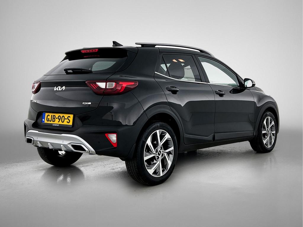 Kia Stonic 1.0 T-GDi MHEV GT-Line Automaat | Stoel/stuurwiel, Auto's, Euro 6, Leder en Stof, Zwart, Origineel Nederlands