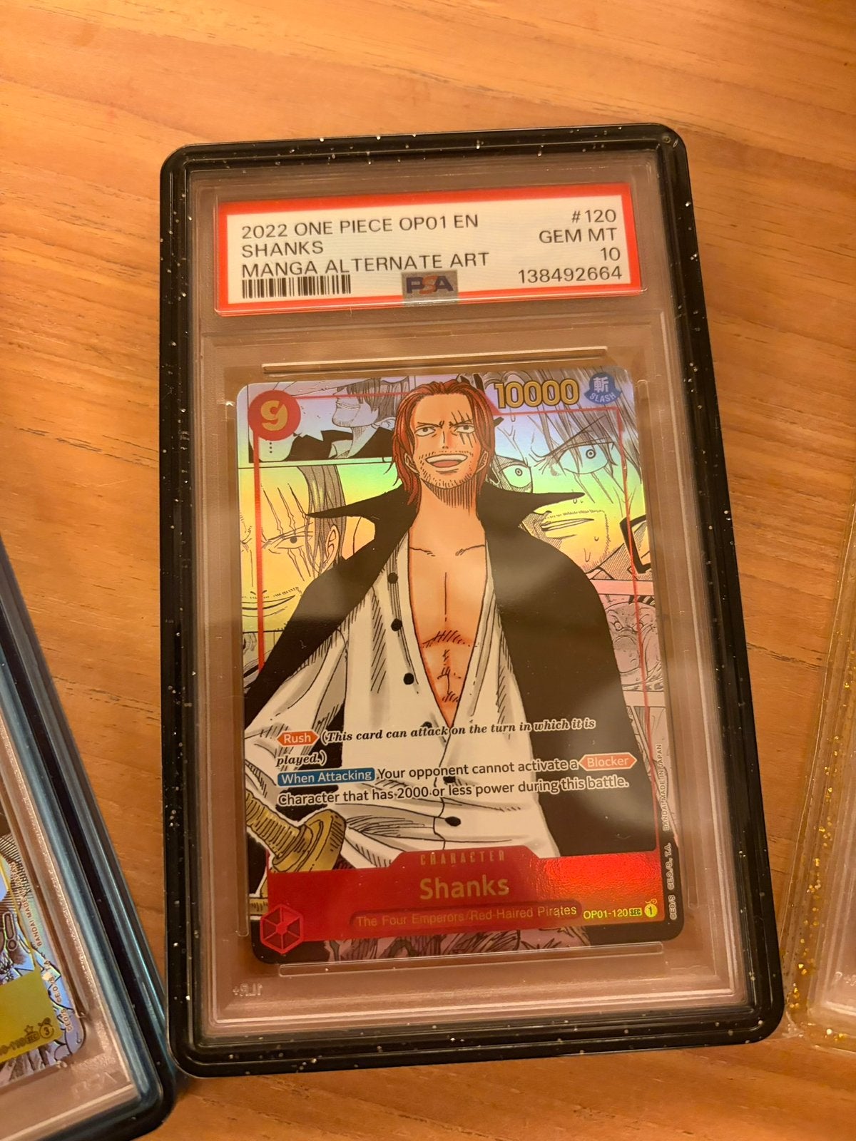 Shanks Manga OP01 PSA 10 EN | ONE PIECE TCG, Hobby en Vrije tijd, Verzamelkaartspellen | Yu-gi-Oh!, Ophalen of Verzenden, Nieuw