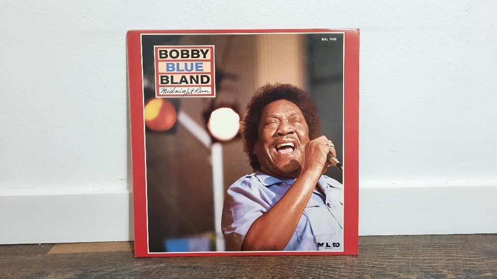 Bobby Blue Bland – Midnight Run LP Plaat, Blues, Soul, Cd's en Dvd's, Vinyl | Jazz en Blues, Gebruikt, Blues, 1980 tot heden, 12 inch