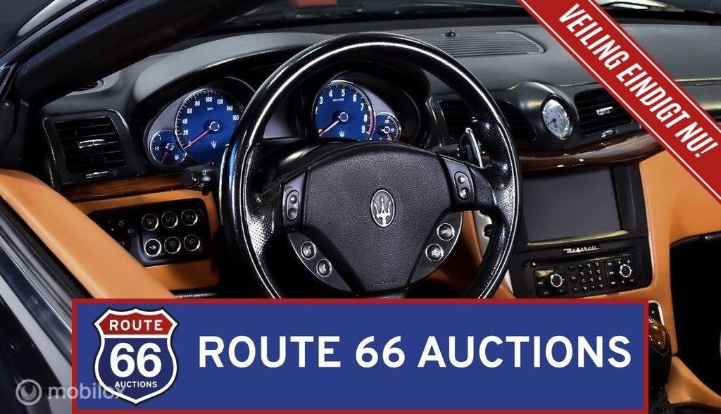 Maserati GranCabrio | 2010 | Route 66 Auctions, Auto's, Gebruikt, Overige carrosserieën, Zwart, Bedrijf
