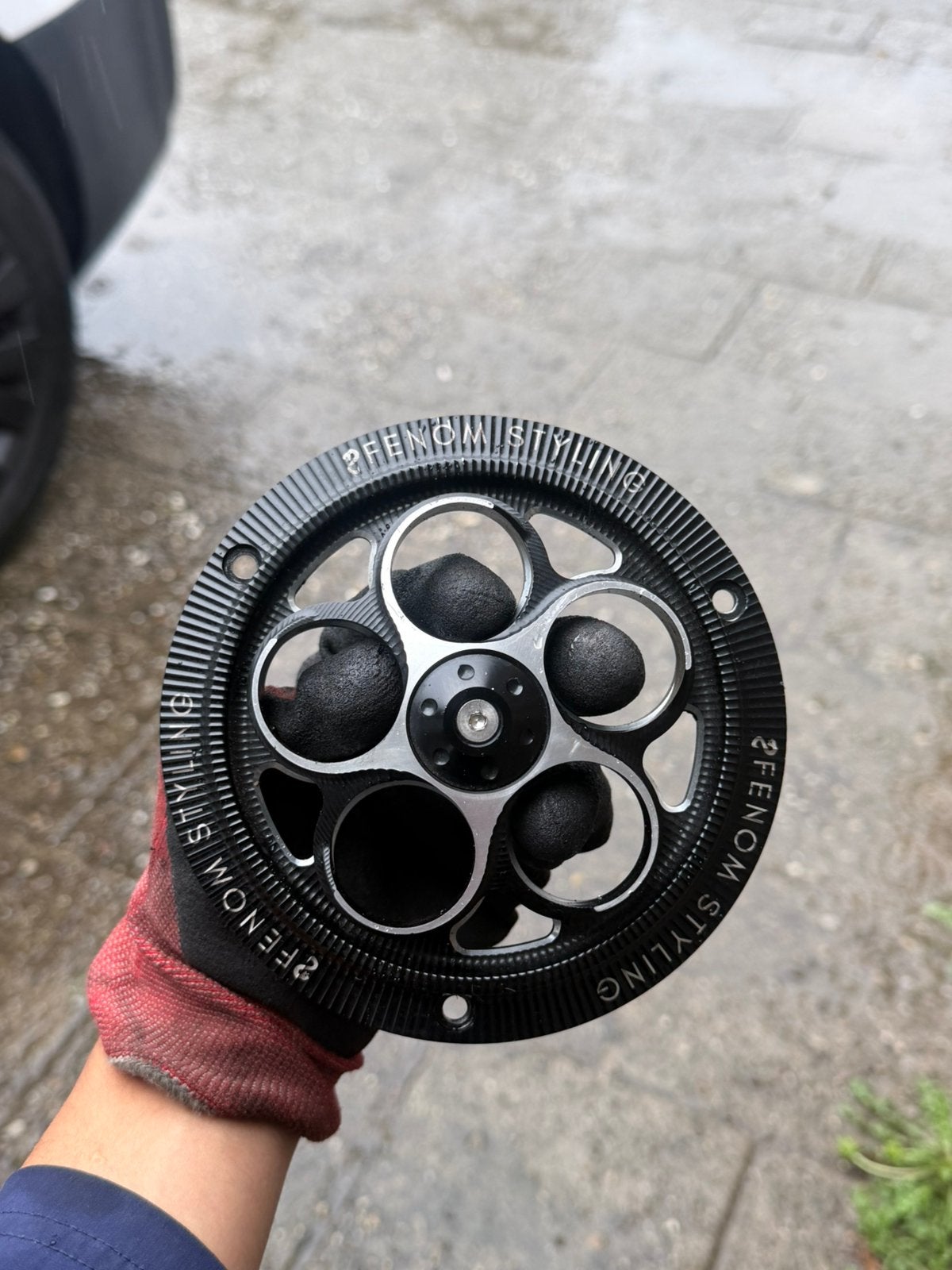 Fenom Styling Koelkap Spinner Piaggio Zip Vespa CNC Zwart, Ophalen of Verzenden, Zo goed als nieuw, Piaggio