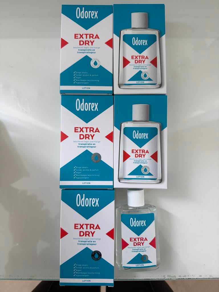 Odorex Extra Dry Lotion - Beschermt tegen transpiratie, Ophalen of Verzenden, Zo goed als nieuw, Deodorant of Bodyspray