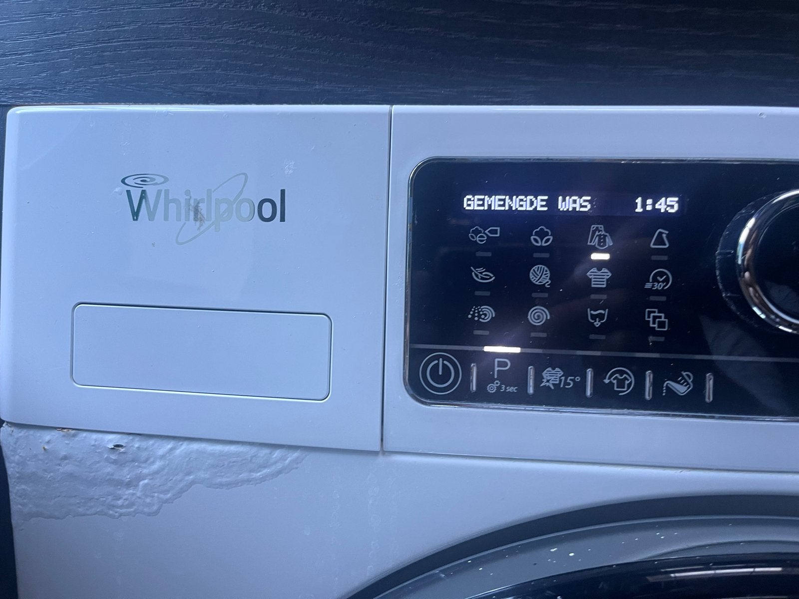 Wasmachine Whirlpool Gebruikt, Witgoed en Apparatuur, Wasmachines, 1200 tot 1600 toeren, 10 kg of meer, Ophalen of Verzenden, Zo goed als nieuw