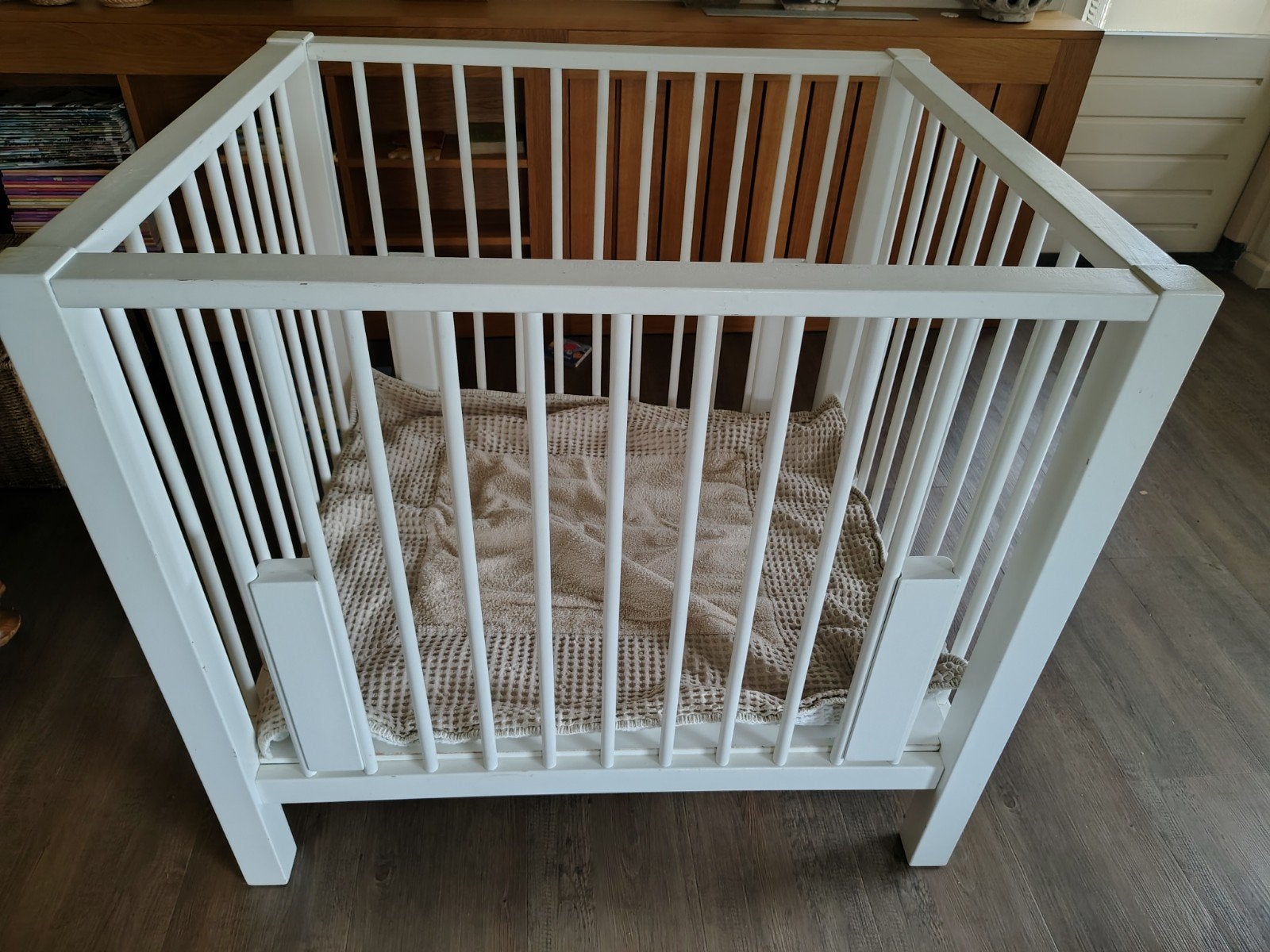 Bopita baby Box Wit, Kinderen en Baby's, Boxen, Ophalen, Zo goed als nieuw, Vierkant, Boxkleed