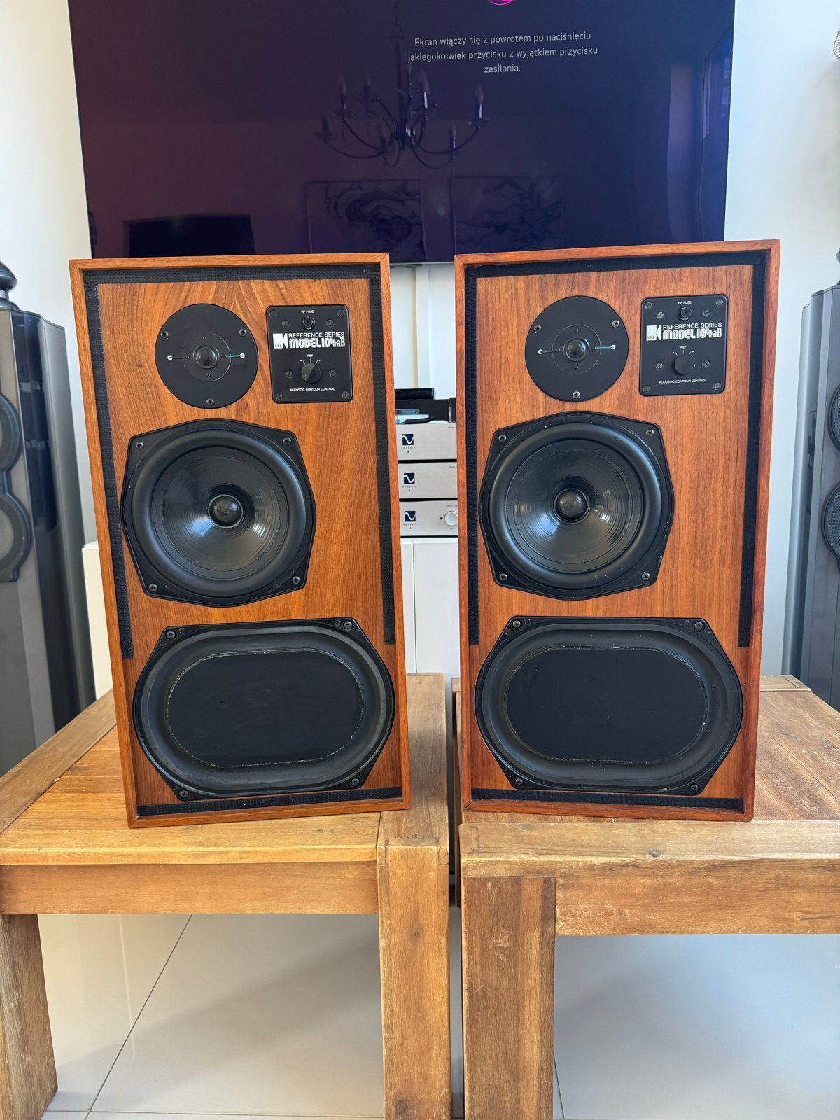 KEF Reference Series Model 104ab Speakerset, Ophalen, Speakerset, Zo goed als nieuw, 60 tot 120 watt