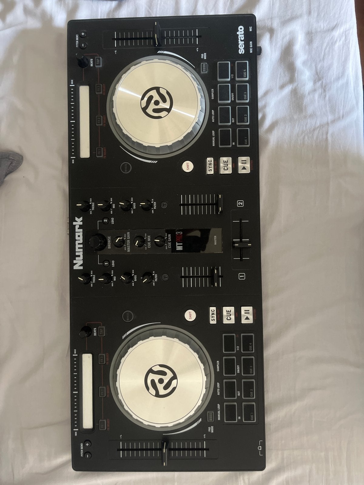 Numark Mixtrack Pro 3 DJ Controller Serato, Ophalen of Verzenden, Zo goed als nieuw, Dj-set, Numark