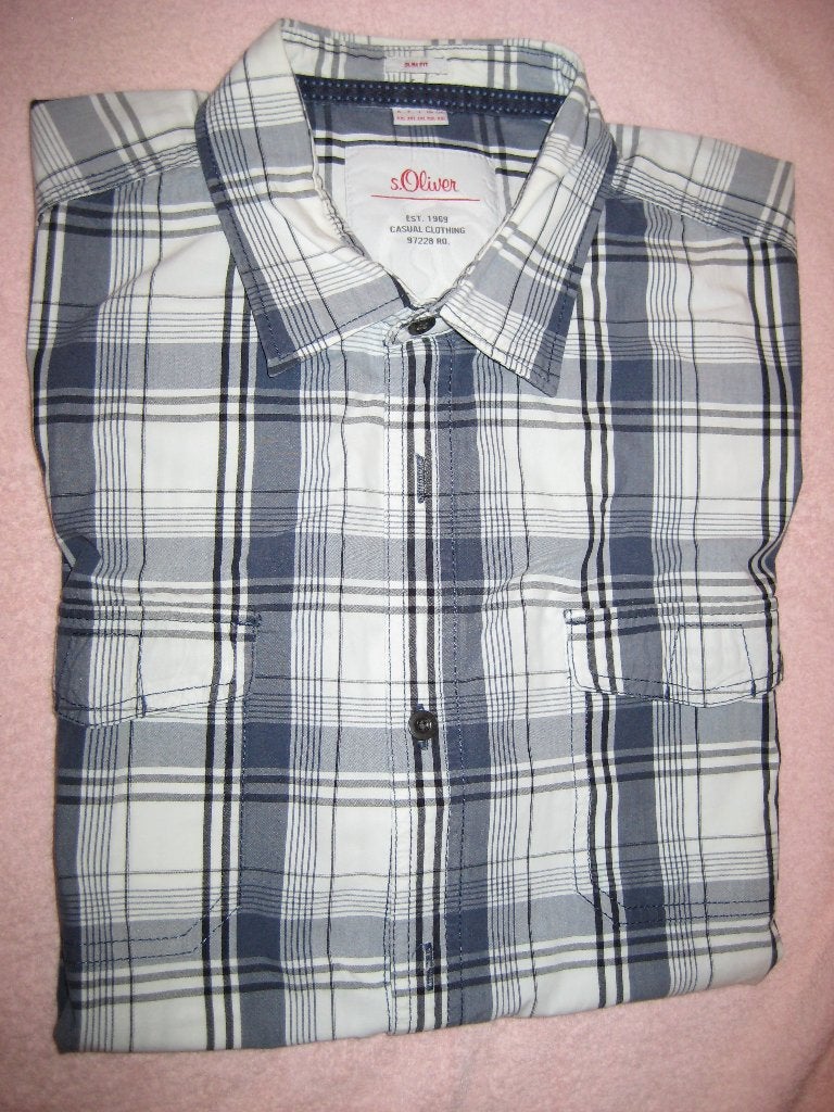 S. Oliver hemd, XXL, korte mouwen, Kleding | Heren, Ophalen of Verzenden, Zo goed als nieuw, Overige kleuren, Overhemd