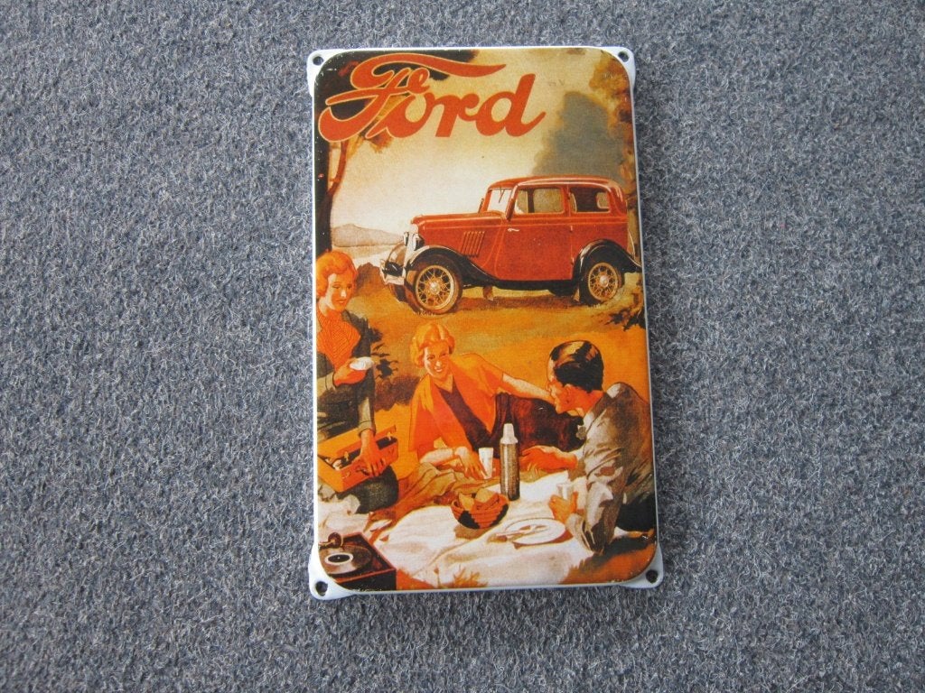 FORD EMAILLE RECLAMEBORD, Verzamelen, Ophalen, Gebruikt, Reclamebord