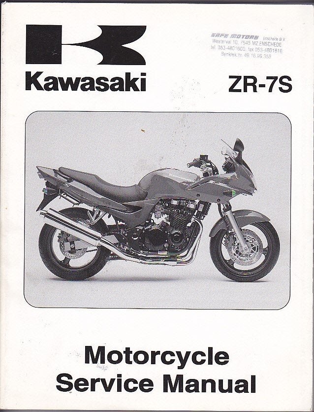 Kawasaki service manual ZR7 S motor reparatie boek, Verzenden, Kawasaki