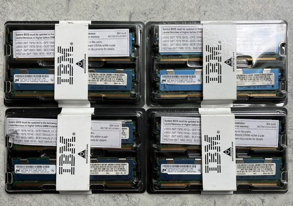 IBM 46C7420 8GB (2 X 4GB) DDR2 ECC FBDIMM memory upgrade, Computers en Software, RAM geheugen, Server, 8 GB, Nieuw, Ophalen of Verzenden