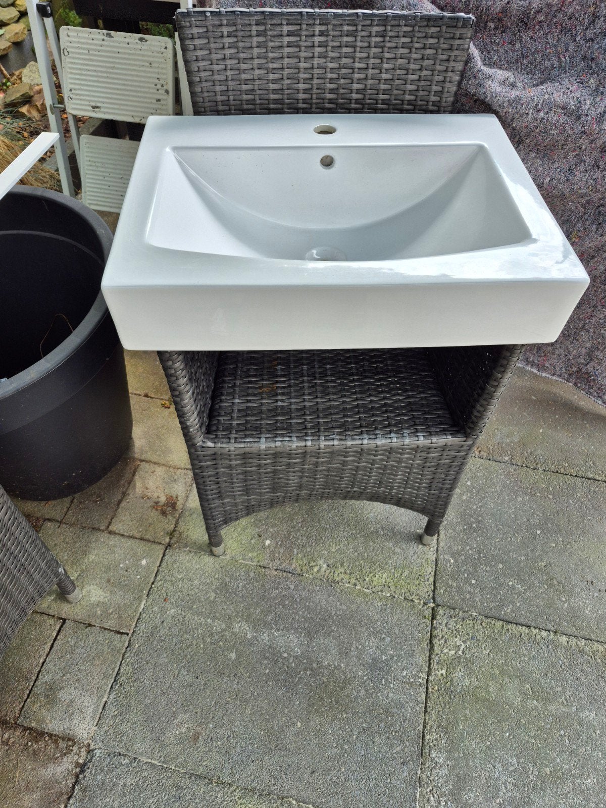wastafel, Huis en Inrichting, Badkamer | Badkamermeubels, Ophalen, 50 tot 100 cm, Minder dan 100 cm, Wasbak of Wastafel