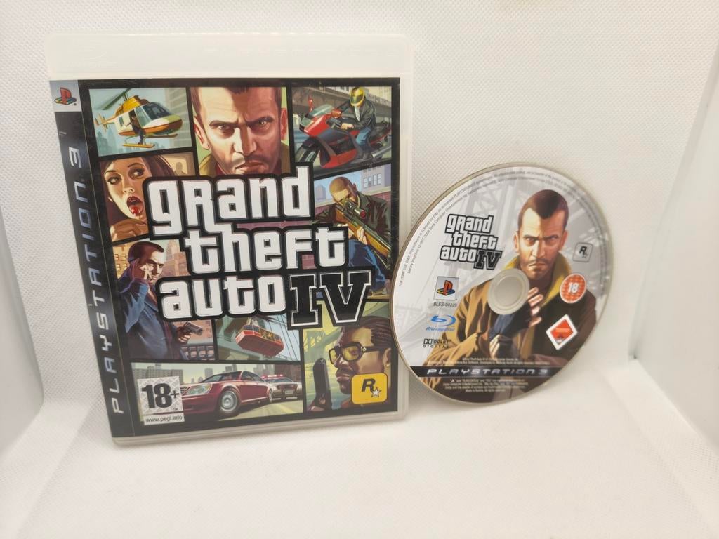 Grand theft auto GTA 4 Playstation 3 game, Spelcomputers en Games, Games | Sony PlayStation 3, Avontuur en Actie, Vanaf 18 jaar