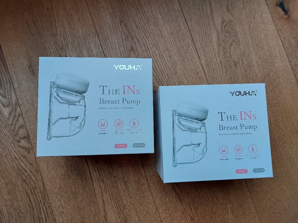 Dubbele draadloze borst kolf (set van 2) - Youha, Ophalen, Gebruikt, Borstkolf