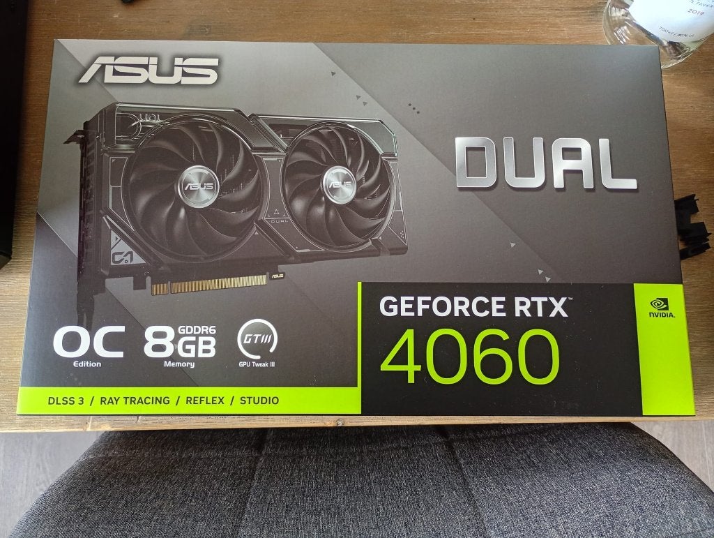 Geforce RTX 4060 OC, Computers en Software, Videokaarten, GDDR6, PCI-Express 4, Ophalen of Verzenden, Zo goed als nieuw