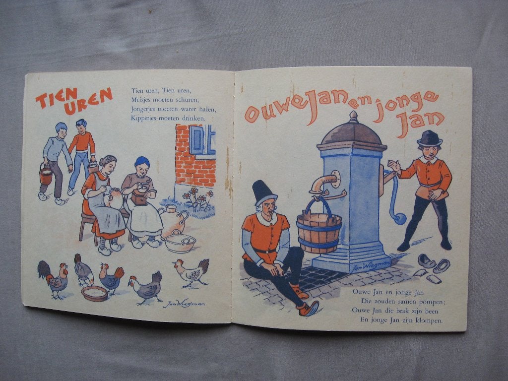 Mulder&Zoon - Onze oude rijmpjes en versjes dl 2 (J Wiegman), Antiek en Kunst, Ophalen of Verzenden, Mulder & Zoon