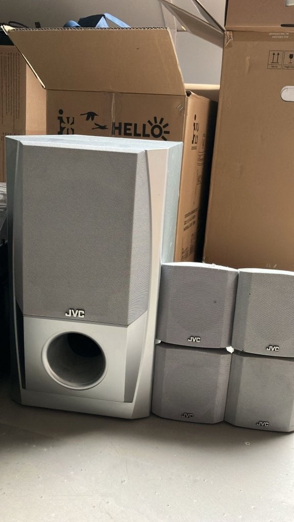 JVC geluidboxen, Audio, Tv en Foto, Luidsprekers, Ophalen, Gebruikt, JVC, 60 tot 120 watt