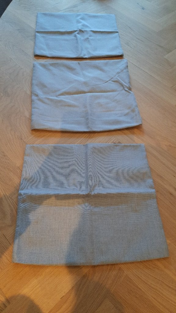 Sierkussen slopen 3x, Overige merken, Gebruikt, Blauw, Ophalen of Verzenden