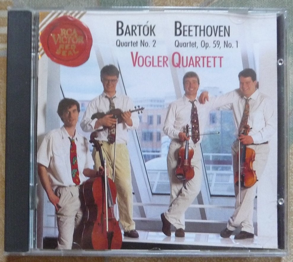 Vogler Quartett - Bartok en Beeethoven, Ophalen of Verzenden, Classicisme, Gebruikt, Kamermuziek