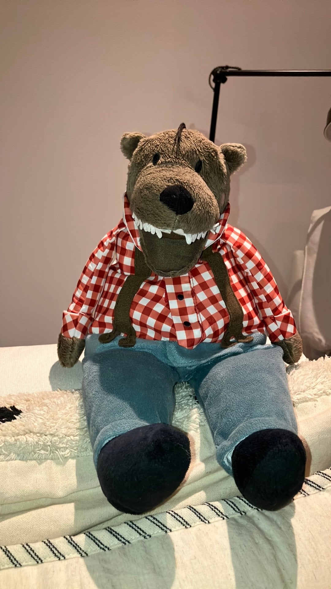 Ikea grote boze wolf, Gebruikt, IKEA, Overige typen, Ophalen of Verzenden