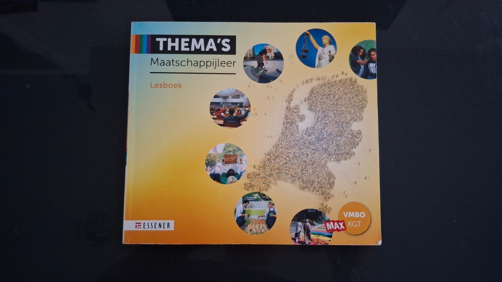 Thema's Maatschappijleer Lesboek VMBO MAX KGT, Ophalen of Verzenden, Zo goed als nieuw, Maatschappijleer, Onbekend