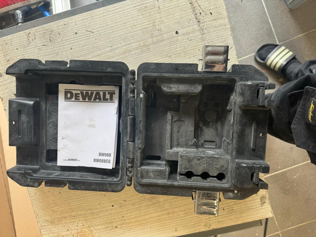 DeWalt laser koffer (leeg) - DW088 / DW088CG, Ophalen of Verzenden, Gebruikt